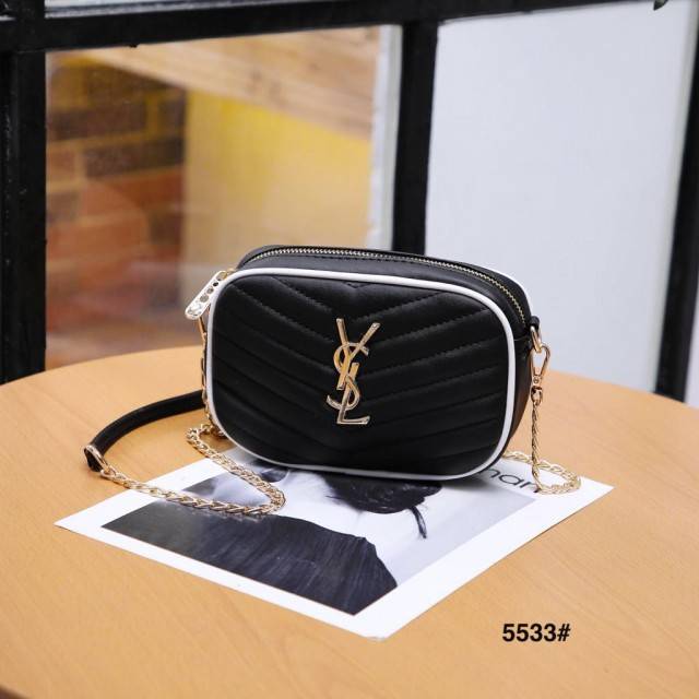 Fashion YSL Monogram Sling Bag Gold HDW