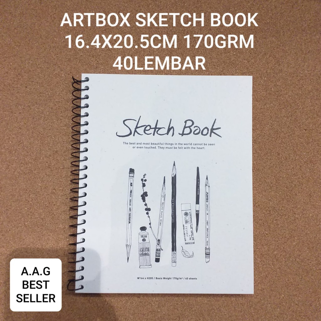 

ARTBOX SKETCH BOOK 16.4X20.5 170 GRM 40 LEMBAR