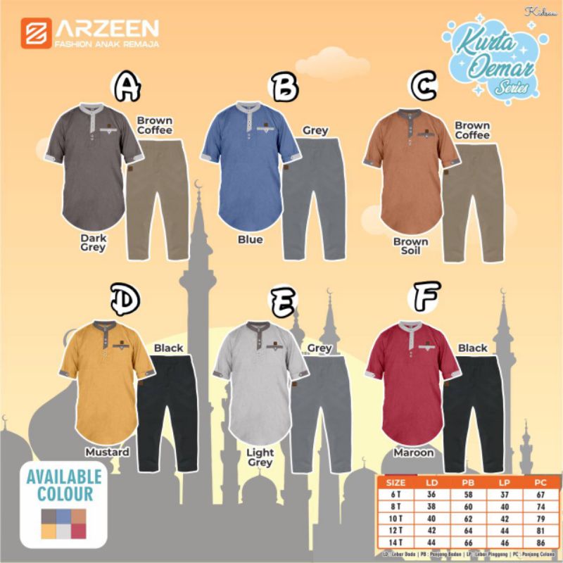Kurta Oemar Set by Arzeen