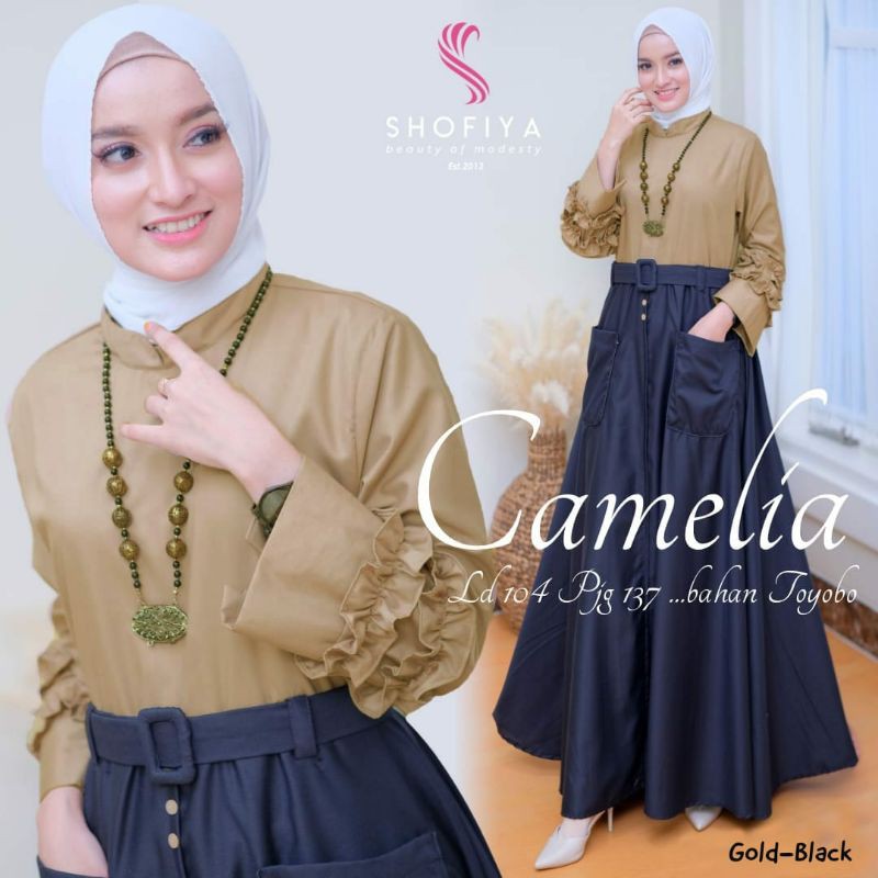 DRESS CASUAL GAMIS CAMELIA