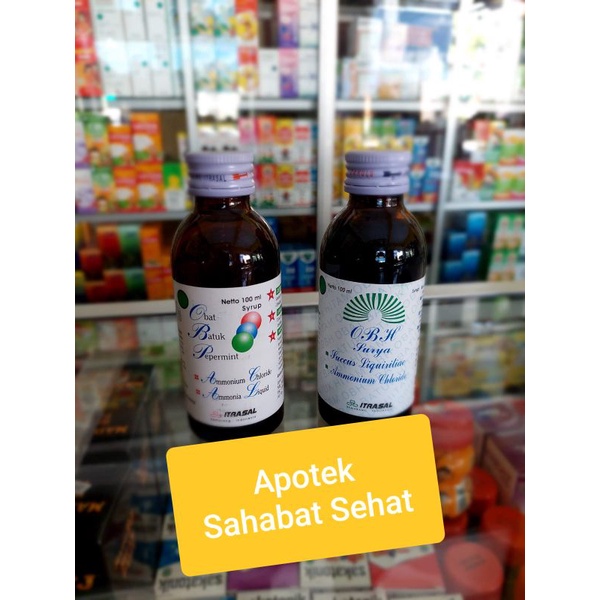 OBH surya itrasal/OBP surya itrasal 100ml /Obat Batuk Hitam / Obat Batuk Pepermint