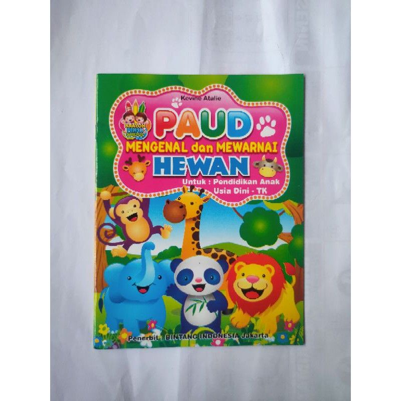 

BUKU PAUD ANAK MENGENAL DAN MEWARNAI HEWAN