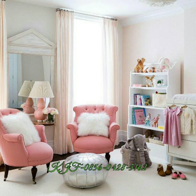 Sofa wing chair sofa retro single