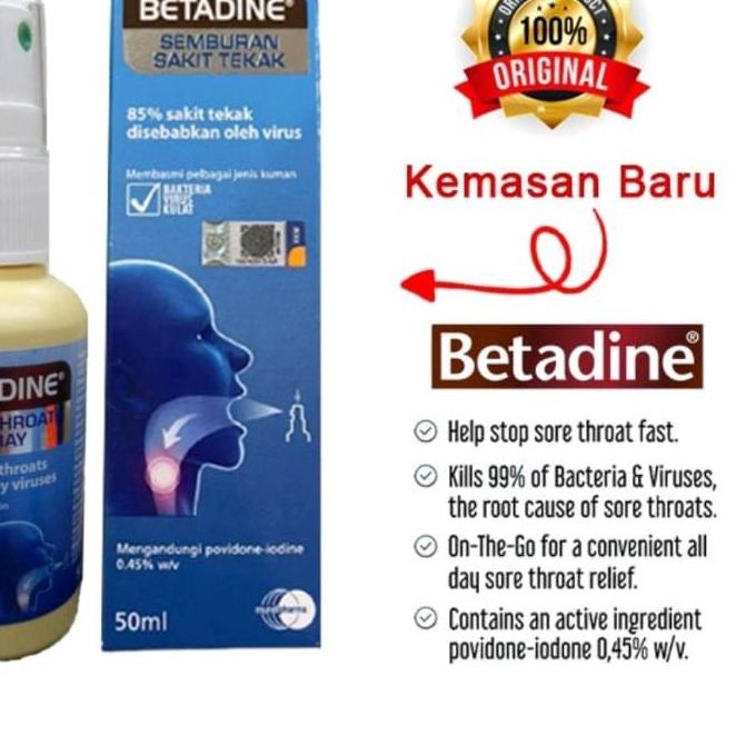 BETADINE THROAT SPRAY 50ml / NASAL SPRAY