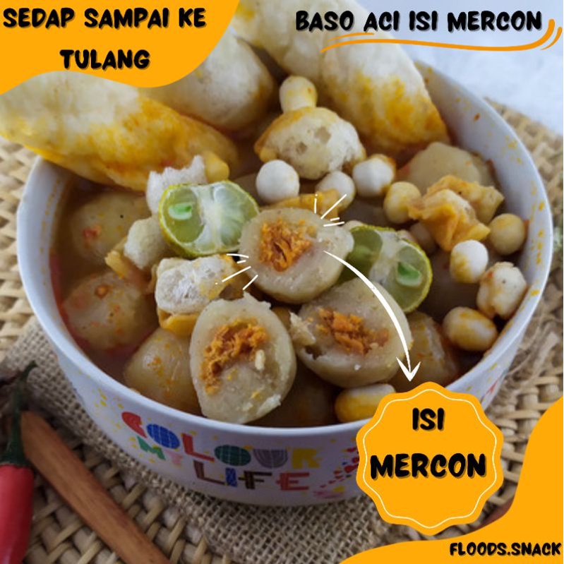 

Baso aci mak cik | Boci mercon | Baso aci gurih | Baso aci pedas | boci instan | Baso aci murah | baso aci isi