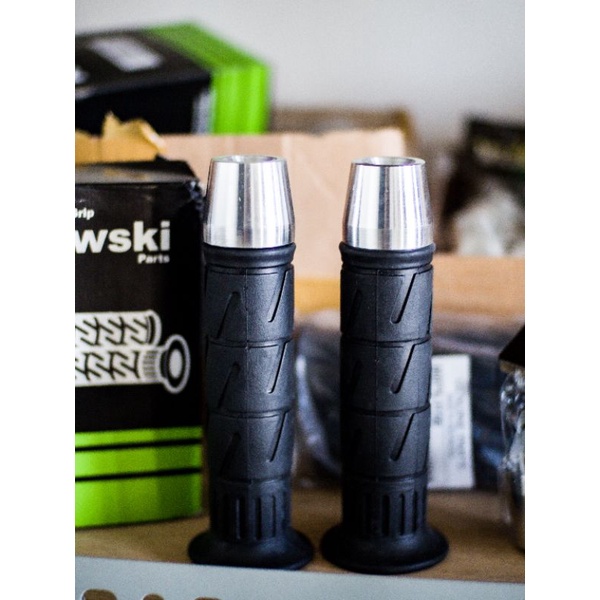 KIM- Handgrip Hanfat grip Kaze Set Jalu besi PCX Universal Vario Beat Supra Mio CB GL Tiger Satria FU
