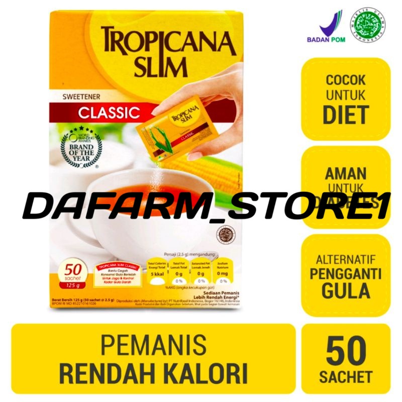 

Tropicana Slim Classic / Rendah Kalori / Diabetes