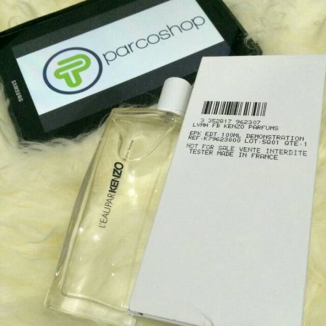 Parfum original 100 % tester + box KENZO L'EAU PAR WOMEN