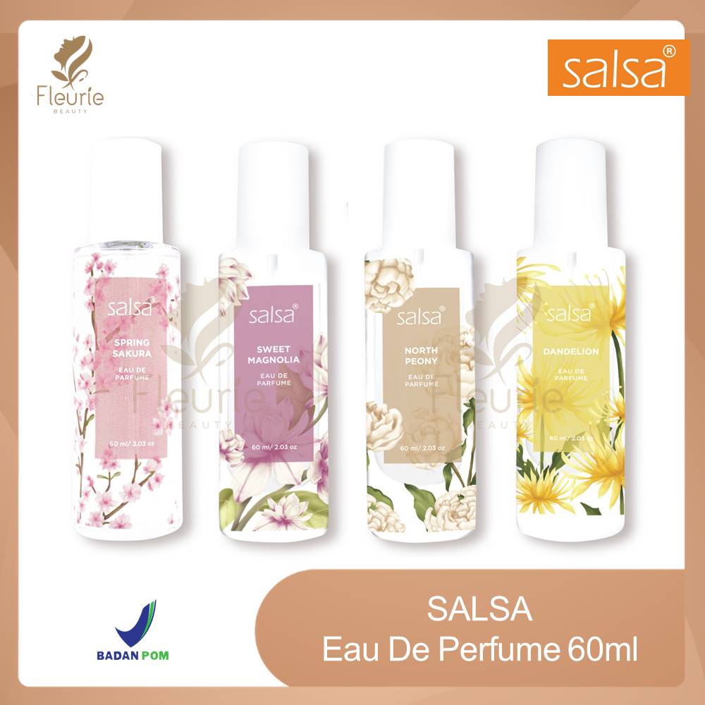 SALSA Parfum 60ml (Eau De Perfume) - Dandelion/North Peony - Original BPOM