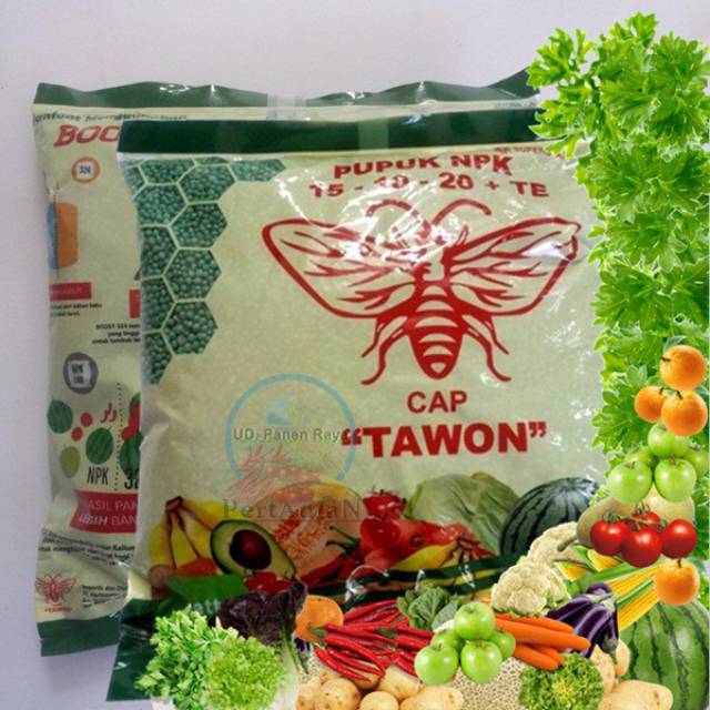 Pupuk NPK 15 - 10 - 20 + TE (100gr) untuk buah & bunga
