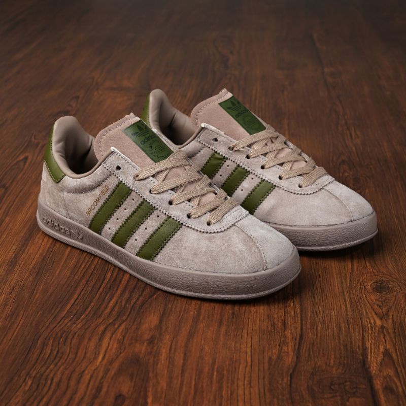Sepatu Sneakers adidas Broomfield Grey Green 100% BNIB