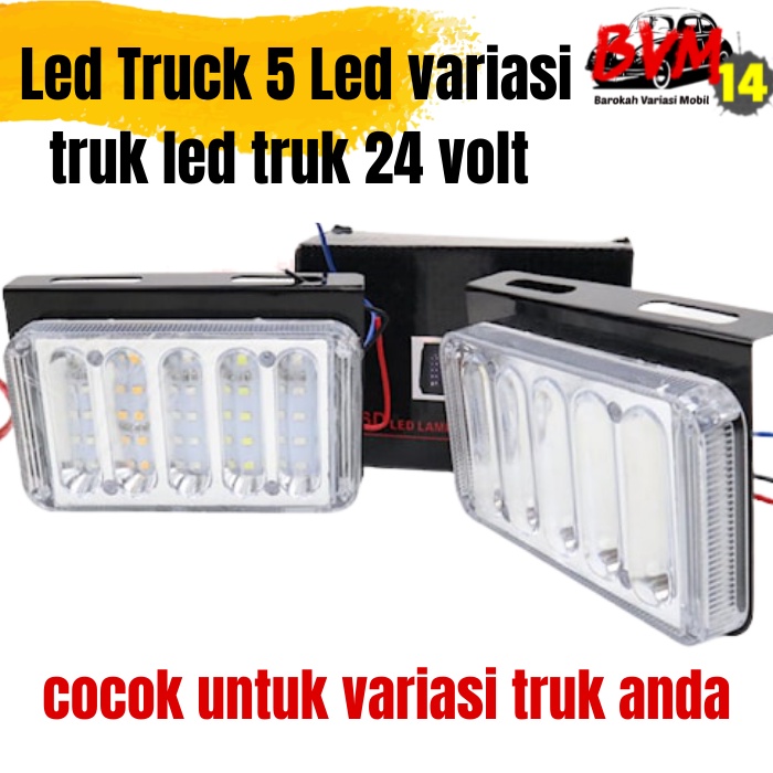 Jual Lampu Led Truck Variasi Bak Mobil Truk Canter Hino Fuso Elf