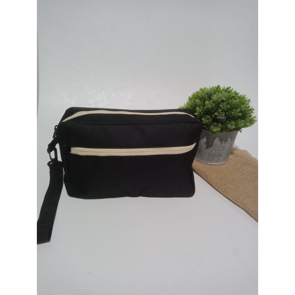 Clutch Tas Tangan Hand Bag Pria  /  Tas Depan Samping lengan Tangan