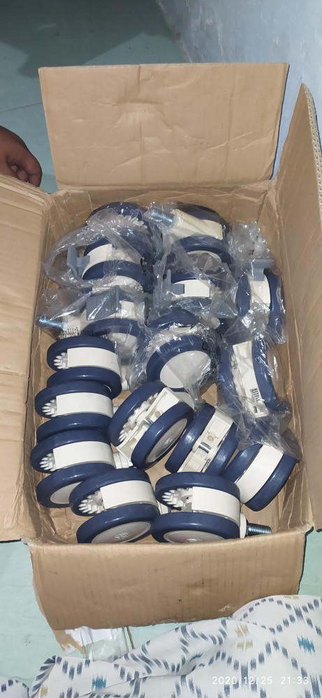 Roda Kasur Rumah Sakit / Hospital Bed Pu Diameter 4 Drat Rem