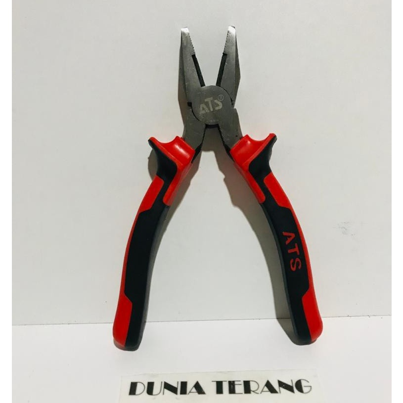 Tang Kombinasi ATS 8in Merah Hitam / Chrome Combination Plier 8 Inchi / Tang Serbaguna