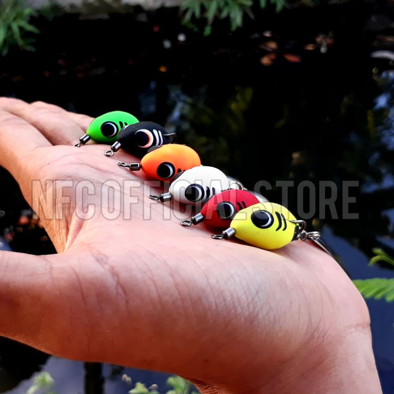 Soft frog mini 2 cm / 2,5 gr -3 gr. Soft frog micro. Beresiko panen STRIKE