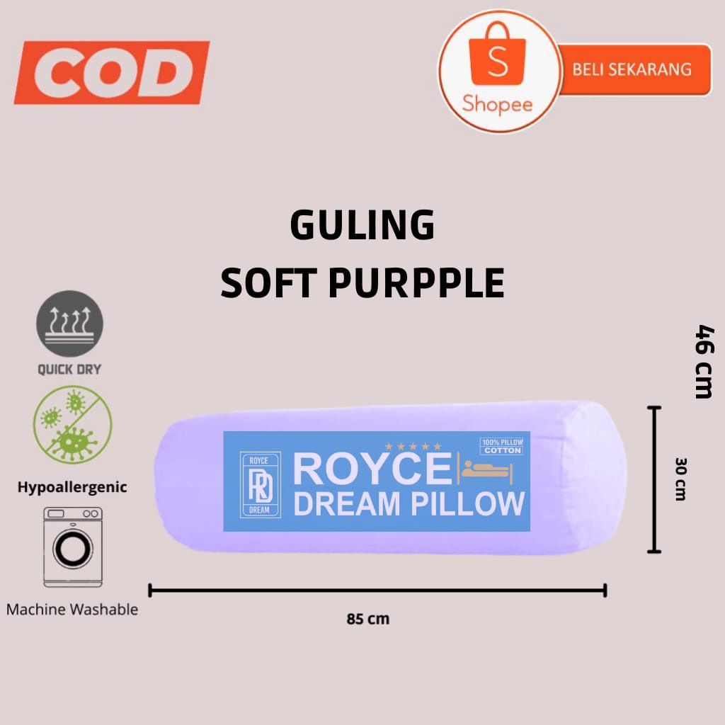 Guling Tidur hotel empuk dan halus bisa di cuci ada resleting,microfiber