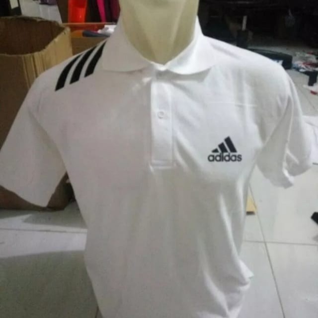 Kaos polo shirt Adidas golf baju pria wanita