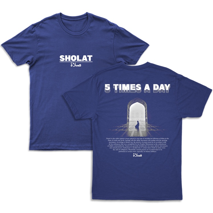 Kaos Dakwah Islami Streetwear Murah Sholat-4