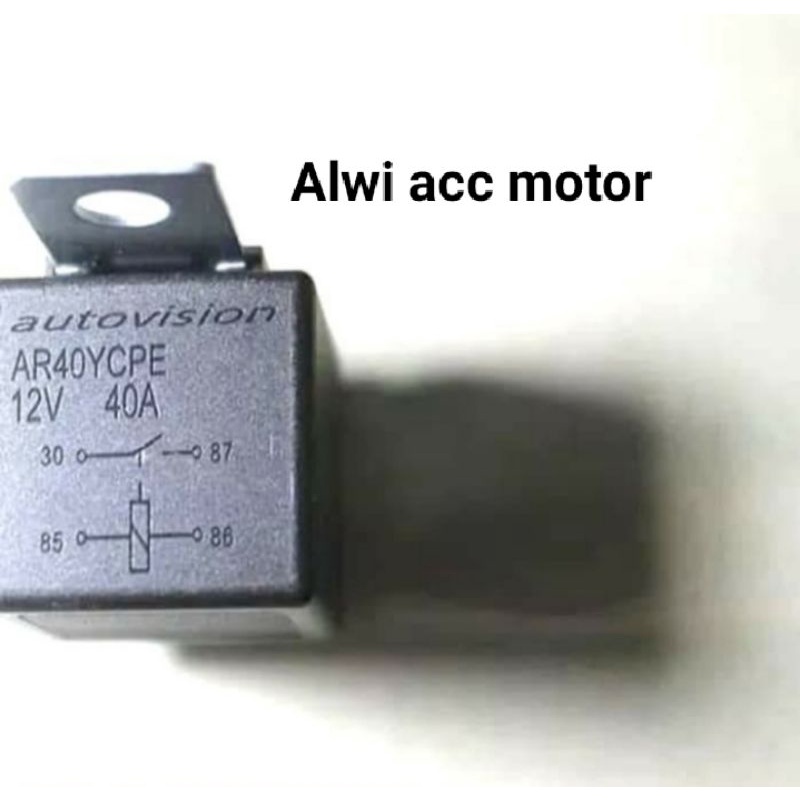 Relay kaki 4 relay set sikering fuse relay klakson mobil motor relay lampu tembak