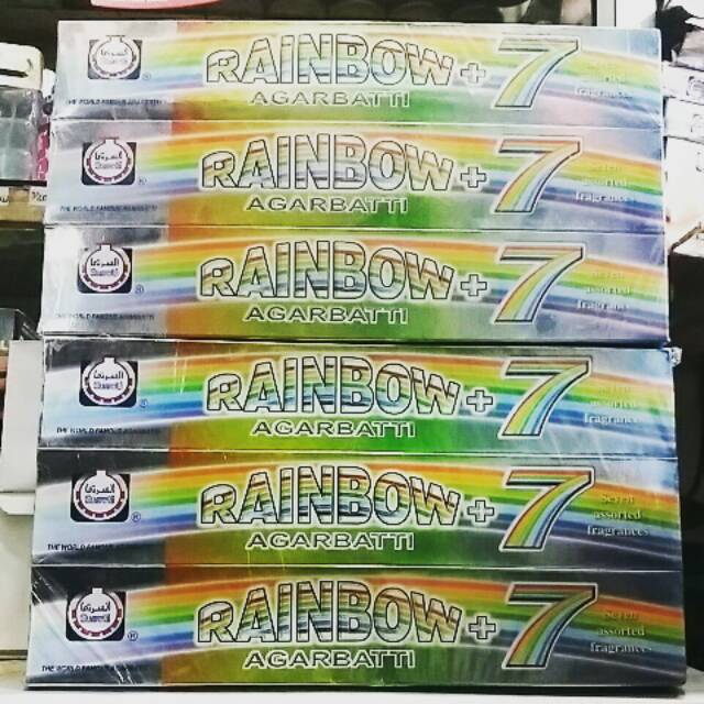 Buhur Lidi Surati. Agarbatti. Rainbow+7 : Isi 7 Aroma 1 Pcs