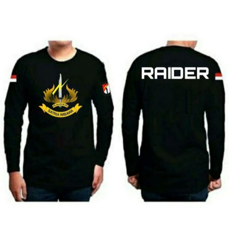 kaos semi formal raider / baju longslevee raider / tshrit raider