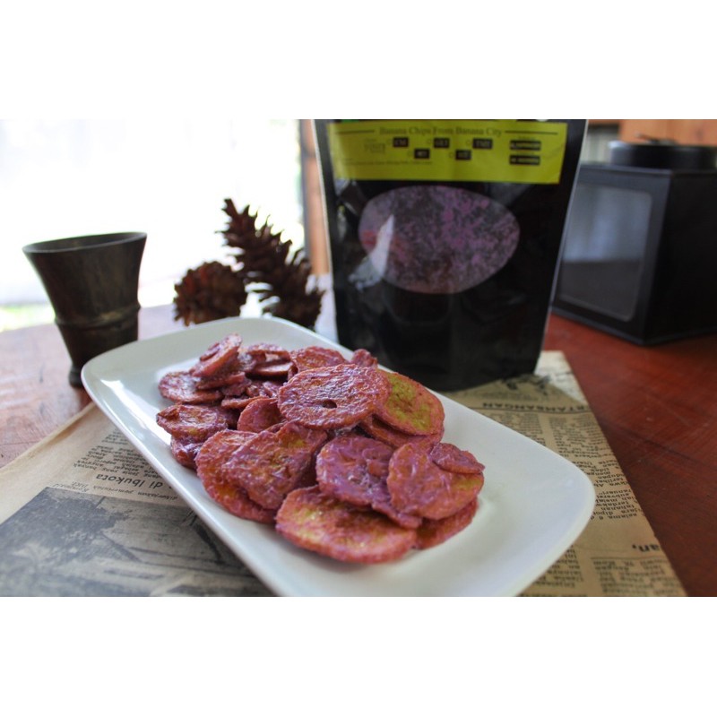 

Keripik Pisang Lumer Lumajang Taro - Hero Taro SipBanChips
