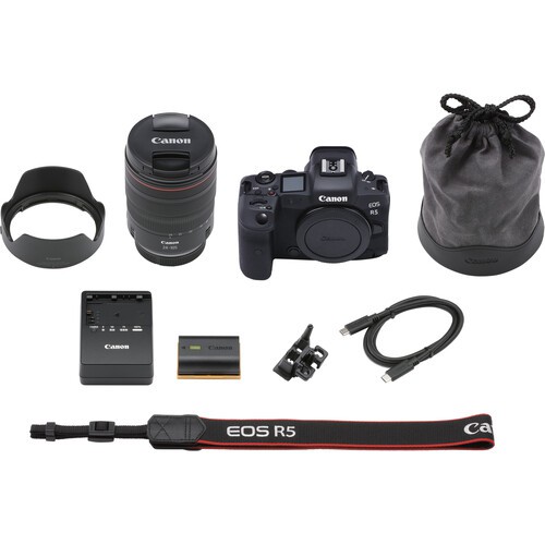 Canon EOS R5 Kit 24-105mm f/4L Lens Mirrorless Digital Camera