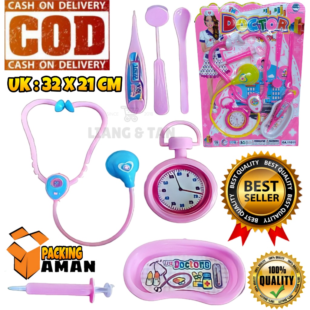 Foto ( BISA COD ) PROMO Mainan Edukasi Anak Dokter Dokteran / Mainan Anak Dokter Set / Mainan Anak Perempuan / Mainan Anak Laki Laki SNI Murah