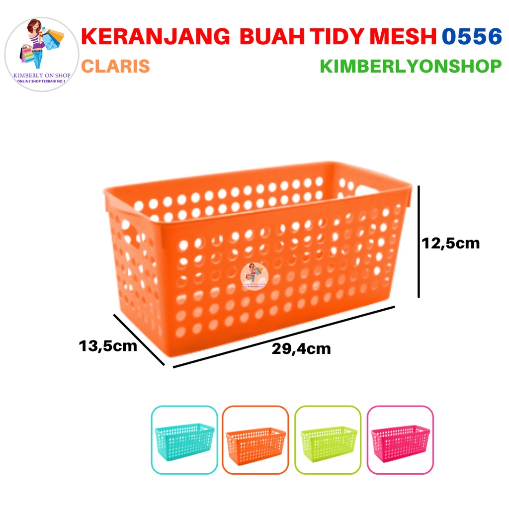 Keranjang Nampan Kotak Tidy Mesh Serbaguna Tray Small 0556 Claris