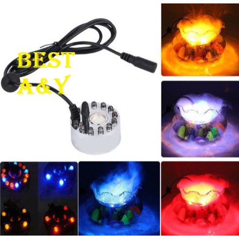 LED ULTRASONIC Mist Maker Fog Humidifier Nebulizer Mesin Kabut Besar