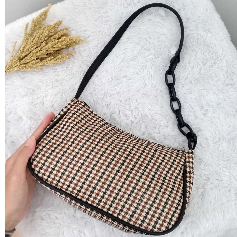 Tas Selempang VINTAGE LIONA RANTAI / Slingbag Wanita / Tas Bahu Motif Terbaru!!!