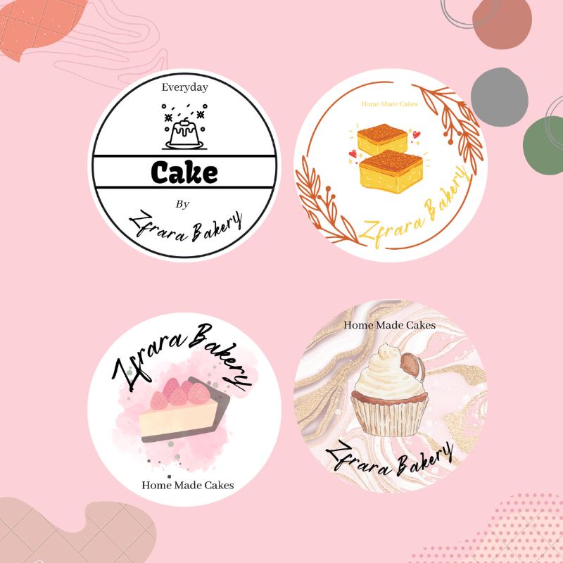 

(TERMURAH) STIKER DESSERT BOX CUP STIKER CAKE STIKER PUDDING