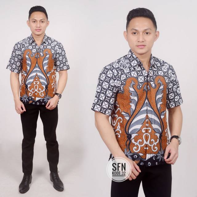 BELI 3 = 100RB/ KEMEJA PRIA/KEMEJA BATIK/ BAJU PRIA/ KEMEJA KANTOR/ HEM BATIK/ HEM KANTOR MURAH/HEM