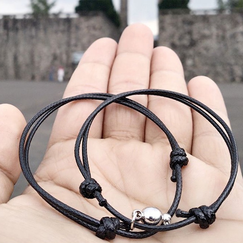 2 Pcs/set Polos Magnetik Pasangan Gelang Retro Magnet Gelang Persahabatan