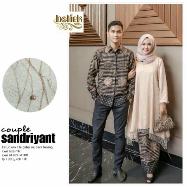 Couple set brokat mutiara COUPLE SANDRIYANT COUPLE SHOFIA TILE MUTIARA