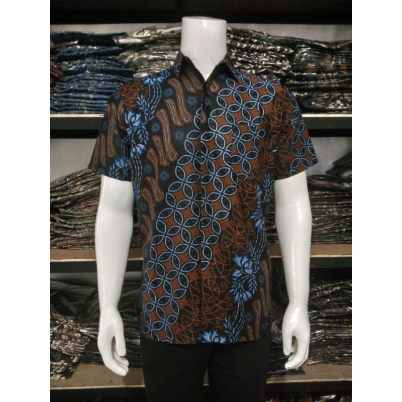 BAJU COUPEL BATIK SARIMBIT PASANGAN KAPELAN SERAGAM BATIK KERJA COUPLE PREMIUM TERBARU PEKALONGAN
