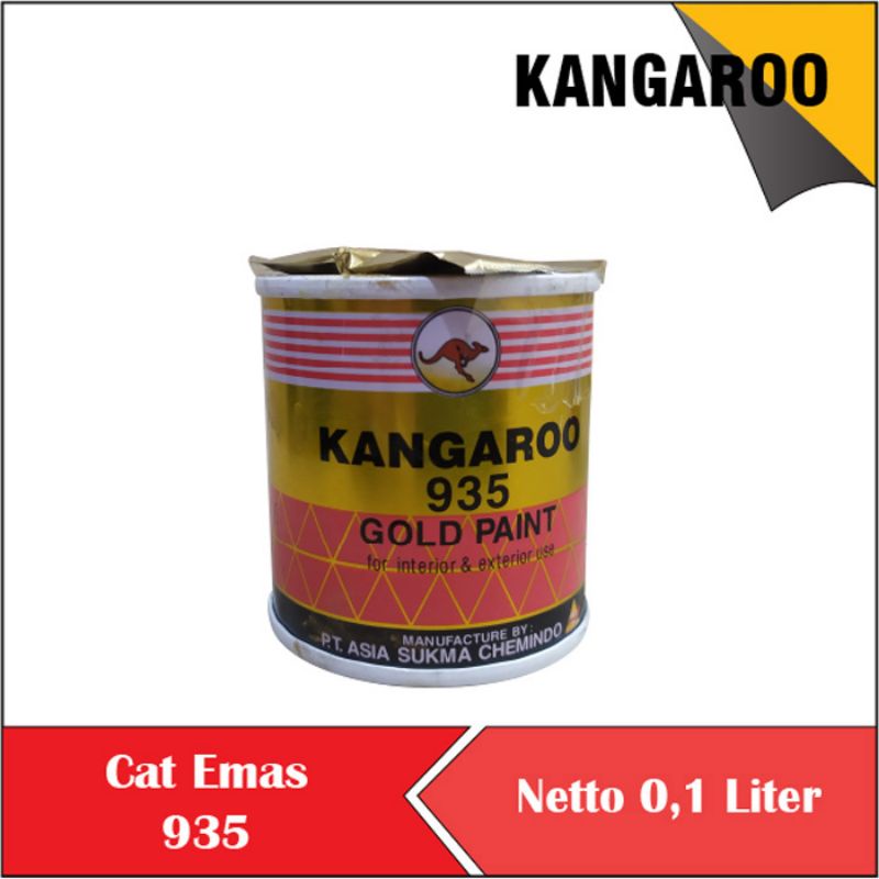 

CAT KANGAROO EMAS GOLD/CAT MINYAK GOLD/CAT BESI DAN KAYU/KANGAROO GOLD KECIL 100 ML