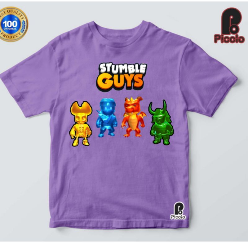 kaos baju anak stumble guys bahan premium