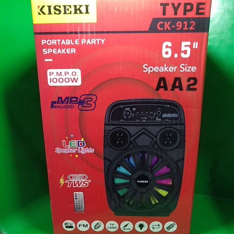 SPEAKER PORTABLE 6.5 INCI CK-912~AA2+1MIC KABEL