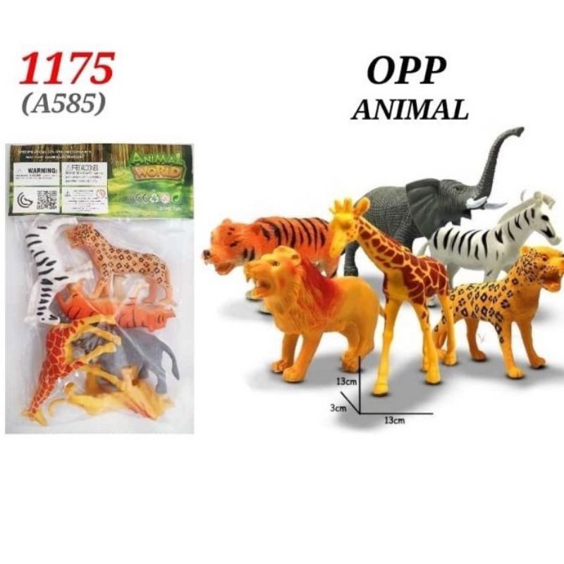 Hewan karet Mainan Animal Collection