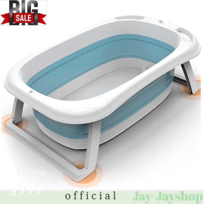 BABYINNER Bak Mandi Bayi Lipat Foldable Baby Bathtub 82x50 cm - BZ-201