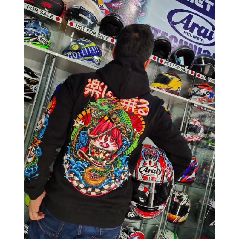SWEATER HOODIE KEEP RIDE FUN DARUMA | NEW | LIMITED | ORIGINAL | NOT PROSTREET | NOT KOHAKU |
