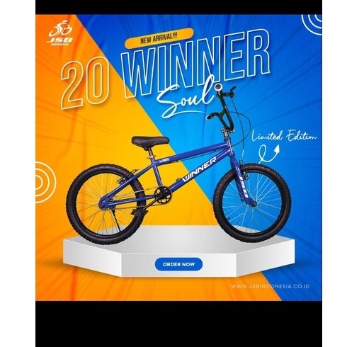 Sepeda BMX 20 inch Winner SOUL LIMITED EDITION