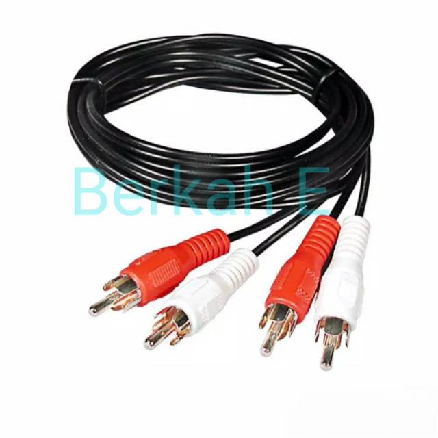 Kabel Audio RCA to RCA Stereo Cable Aux 1.5m