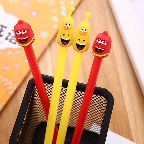 

Relic PP47 pulpen gel motif karakter larva lucu imut / bolpen gel karakter