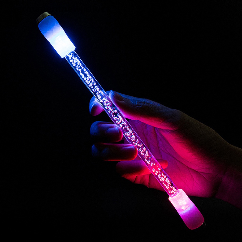 Mainan Fidget Spinner Bentuk Pen Dengan Lampu LED Anti Stress