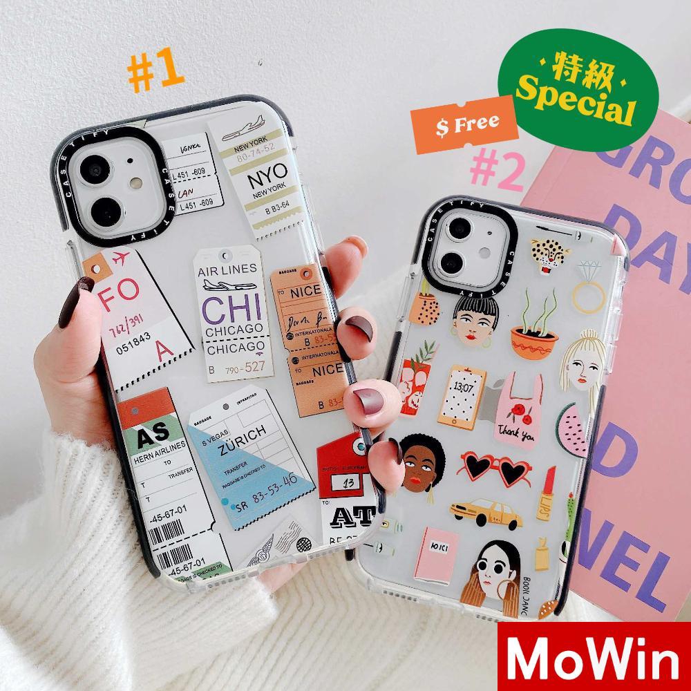 Casing Soft Case Silikon Transparan untuk iPhone 6 / 6S / 7 / 8 Plus / X