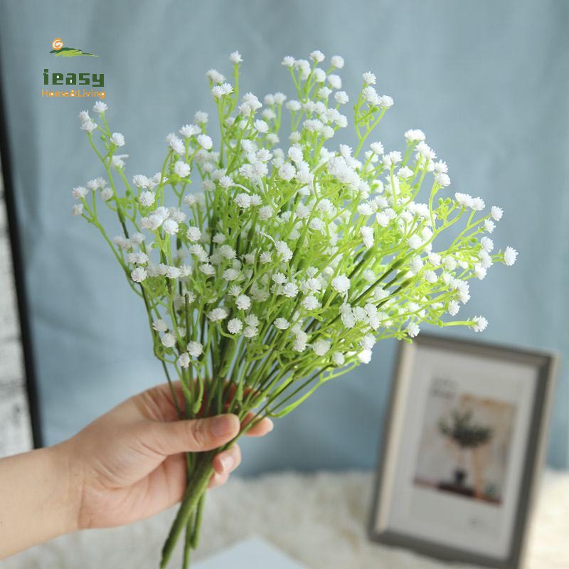 Bunga Baby Breath Buatan dengan Bahan Kain  untuk  Hiasan  