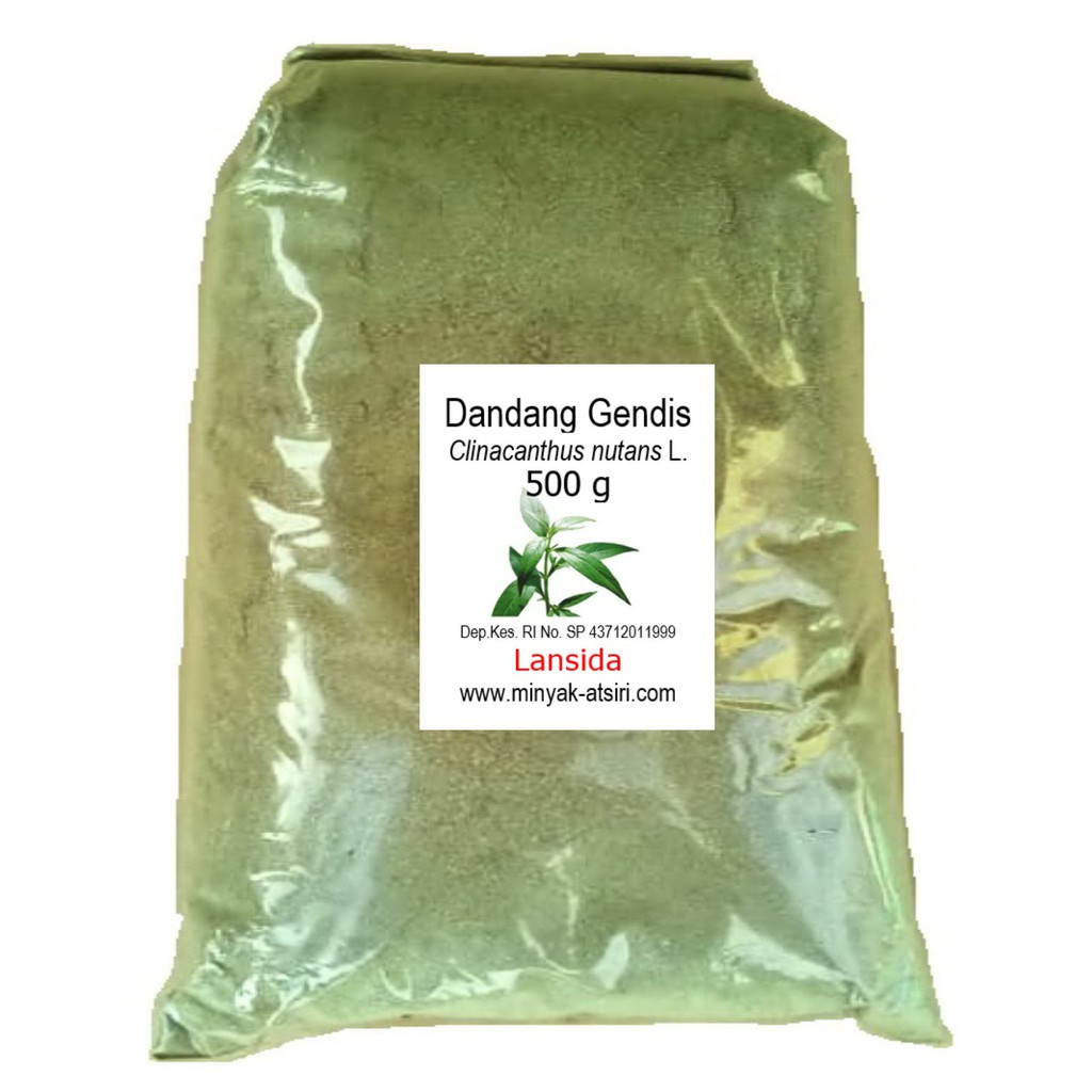 Bubuk Dandang Gendis 500 g Serbuk Dandang Gula Gulo Simplisia Clinacanthus nutans L